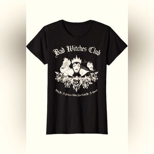 Disney Villains Bad Witches Club Group Shot Vintage T-Shirt